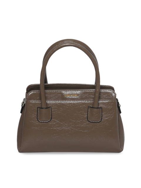 

David Jones Taupe Solid Handheld Bag