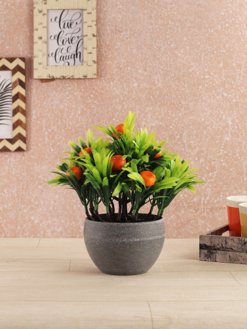 

FOLIYAJ Green & Orange Artificial Plant