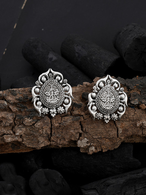 

Silvermerc Designs Silver-Toned Classic Studs