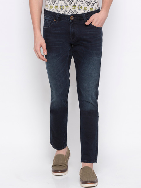 

SPYKAR Men Blue Skinny Fit Low-Rise Clean Look Jeans