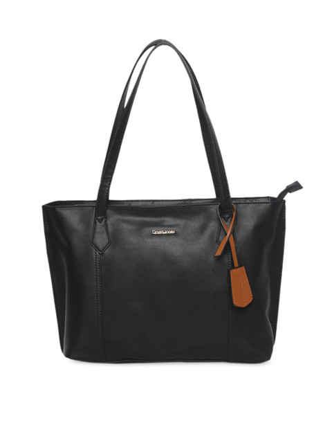 

David Jones Black Solid Shoulder Bag