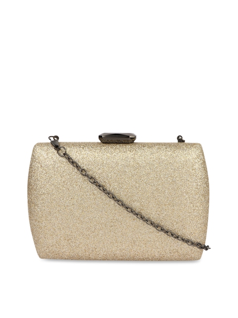 

URBANE Gold-Toned Solid Clutch