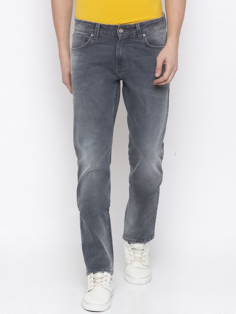 

SPYKAR Men Grey Regular Fit Mid-Rise Clean Look Jeans