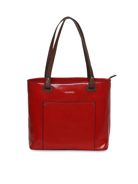 

David Jones Red Solid Shoulder Bag
