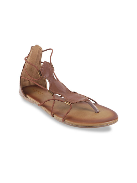 

Metro Women Brown Solid Gladiators