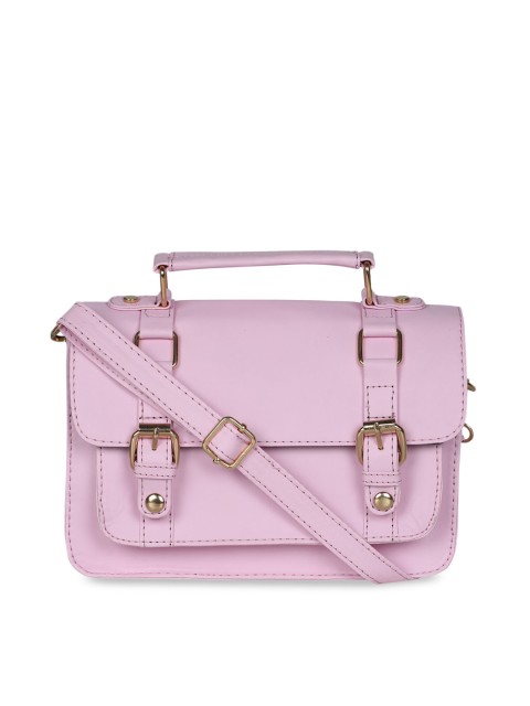 

Bagsy Malone Pink Solid Satchel