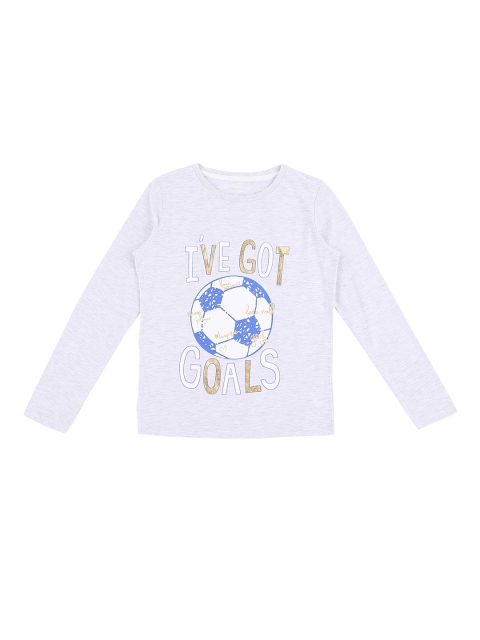 

Pantaloons Junior Girls Grey Printed Round Neck T-shirt