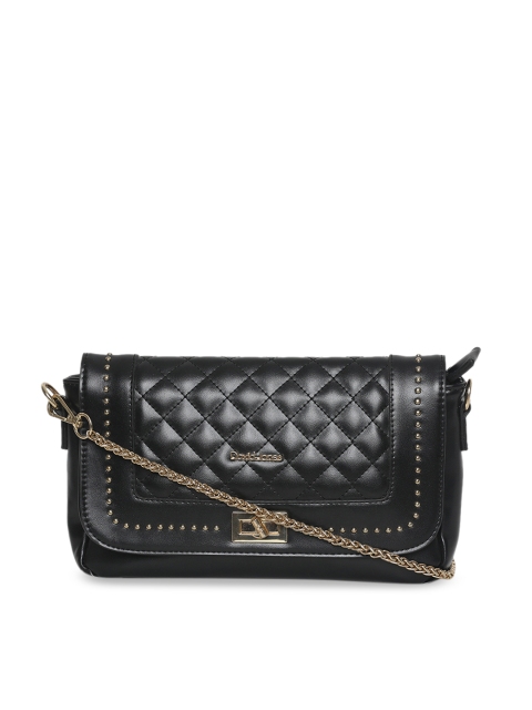 

David Jones Black Textured Sling Bag