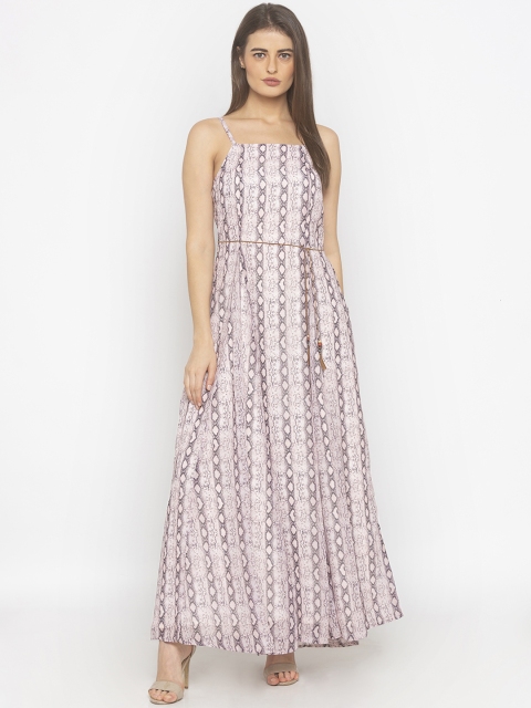 

Iti Women Pink Printed Maxi Dress