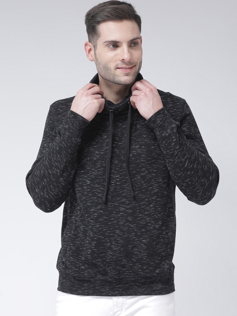 

Club York Men Black Solid Sweatshirt