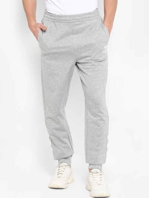 

hummel Men Grey Solid Straight Fit Joggers