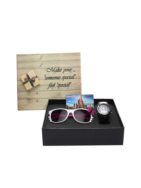 

Fantasy World Kids Watch & Sunglass Gift Set, White