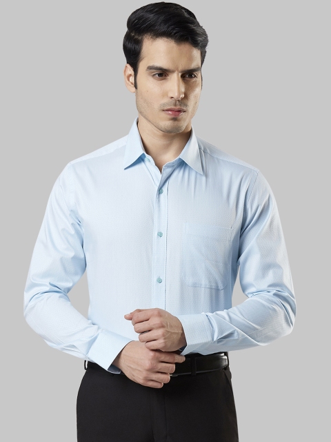 

Raymond Men Blue Regular Fit Solid Formal Shirt