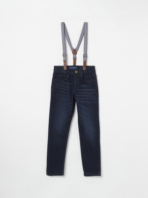 

Fame Forever by Lifestyle Boys Blue Slim Fit Mid-Rise Clean Look Jeans