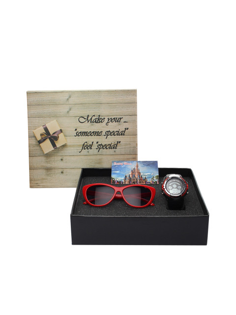 

Fantasy World Kids Watch & Sunglass Gift Set, Red