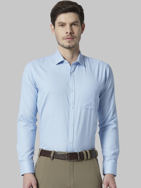 

Park Avenue Men Blue Slim Fit Printed Formal Shirt