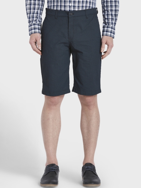 

ColorPlus Men Blue Printed Regular Fit Regular Shorts