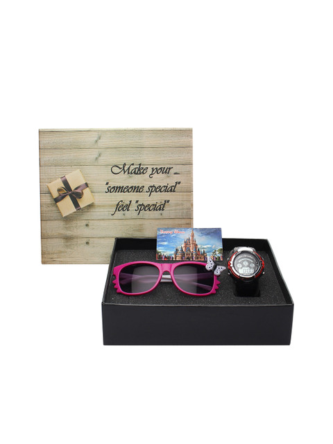 

Fantasy World Kids Watch & Sunglass Gift Set, Pink