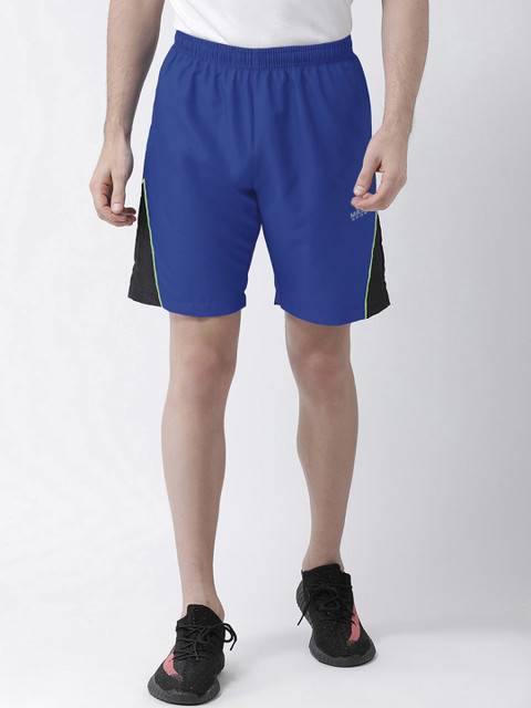 

Masch Sports Men Blue Solid Regular Fit Sports Shorts