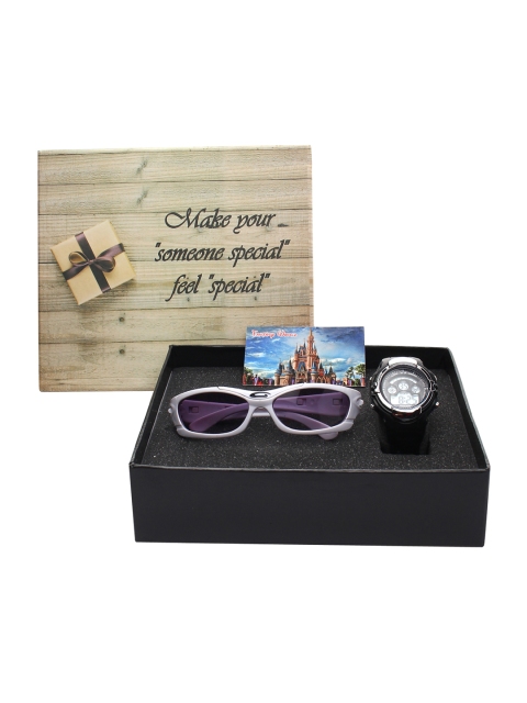 

Fantasy World Kids Watch & Sunglass Gift Set, White