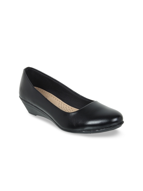 

SHUZ TOUCH Women Black Solid Pumps