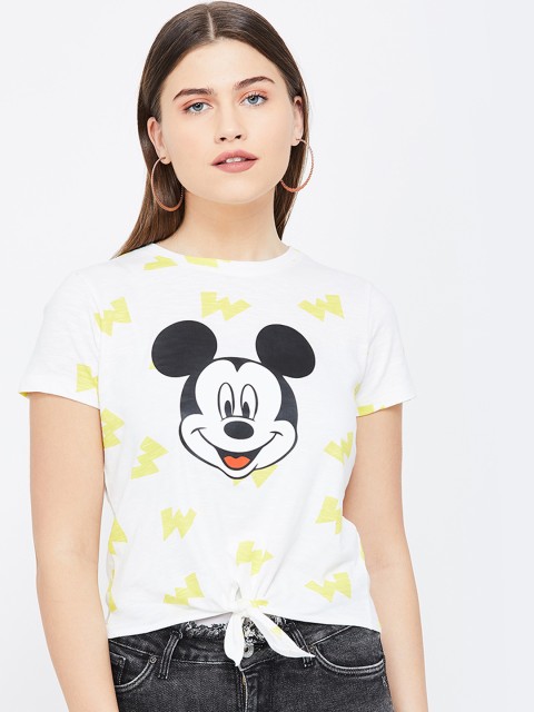 

Ginger by Lifestyle Women White Printed Top