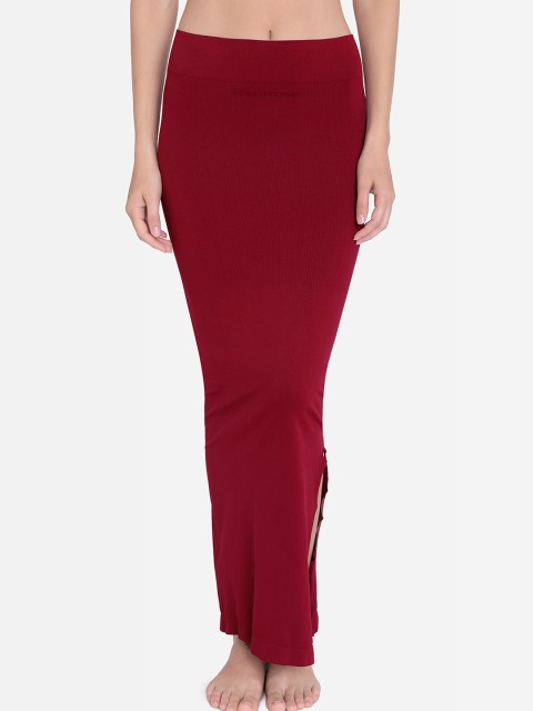

Red Rose Women Maroon Saree Solid Saree Shapewear Shaper_Maroon