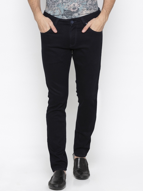 

SPYKAR Men Navy Blue Skinny Fit Low-Rise Clean Look Jeans