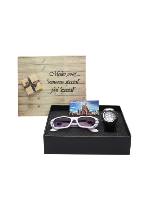 

Fantasy World Kids Watch & Sunglass Gift Set, White
