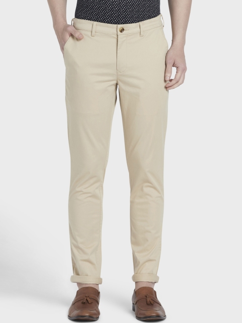 

ColorPlus Men Beige Regular Fit Solid Chinos