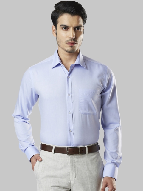 

Raymond Men Blue Regular Fit Solid Formal Shirt