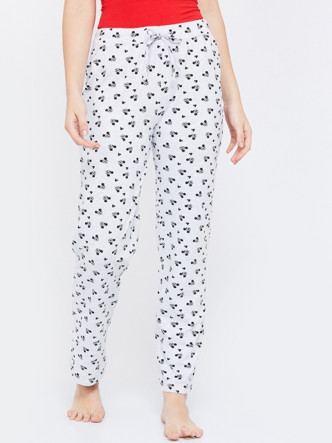 Ginger by Lifestyle Women Grey Printed Lounge Pants