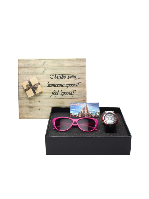 

Fantasy World Kids Watch & Sunglass Gift Set, Pink