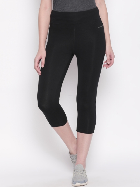 

Ajile by Pantaloons Women Black Solid Capris