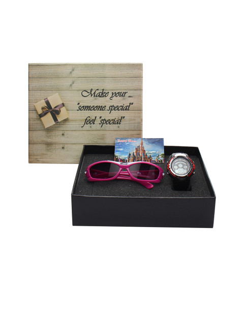 

Fantasy World Kids Watch & Sunglass Gift Set, Purple