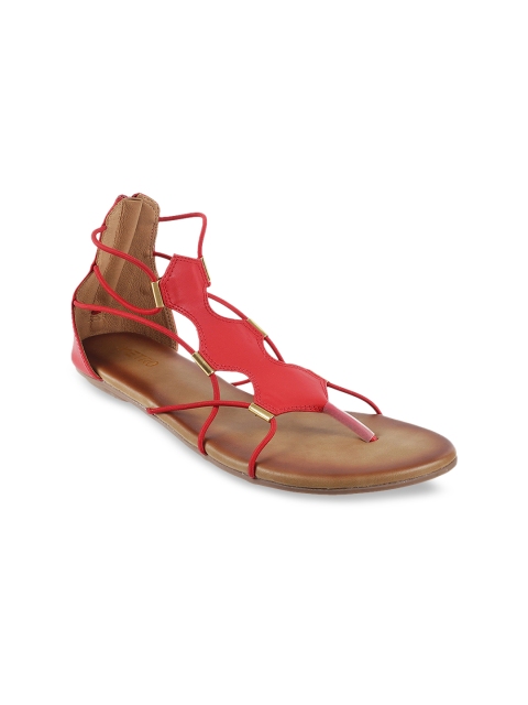 

Metro Women Red Solid Gladiators