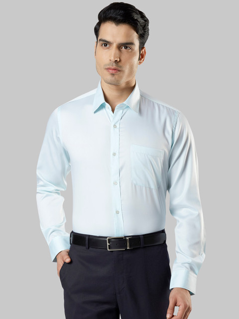 

Raymond Men Blue Regular Fit Solid Formal Shirt
