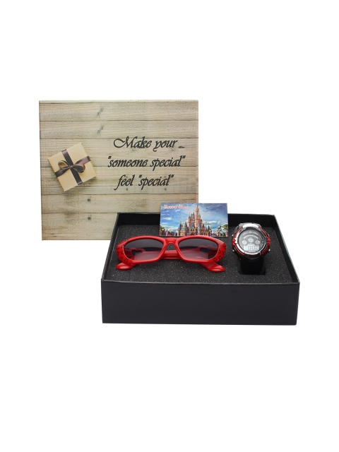 

Fantasy World Kids Watch & Sunglass Gift Set, Red