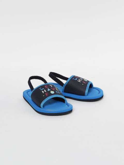 

Fame Forever by Lifestyle Boys Navy Blue Printed Sliders
