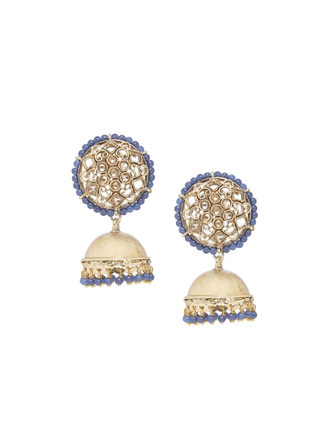 

SALWAR STUDIO Gold-Plated Jhumkas