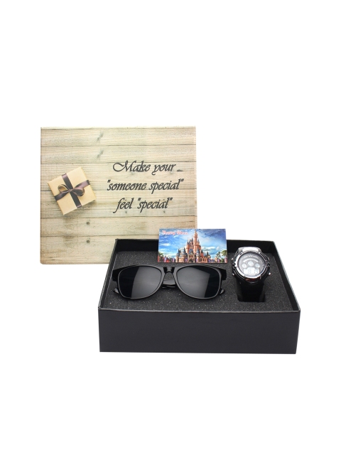 

Fantasy World Kids Watch & Sunglass Gift Set, Black