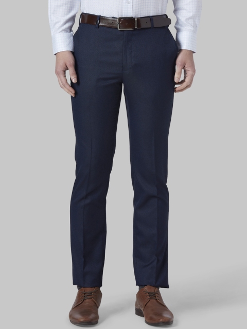 

Park Avenue Men Blue Slim Fit Solid Formal Trousers