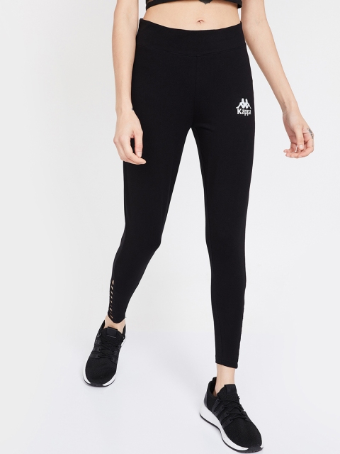 

Kappa Women Black Solid Tights