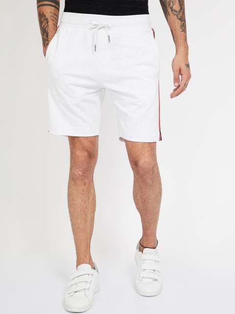 

Fame Forever by Lifestyle Men White Striped Regular Fit Regular Shorts