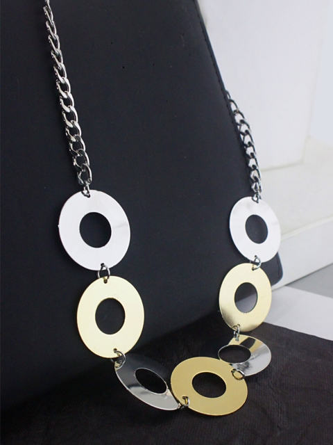 Sia Art Jewellery Women Gold-Plated & Silver-Toned Party Wear Necklace