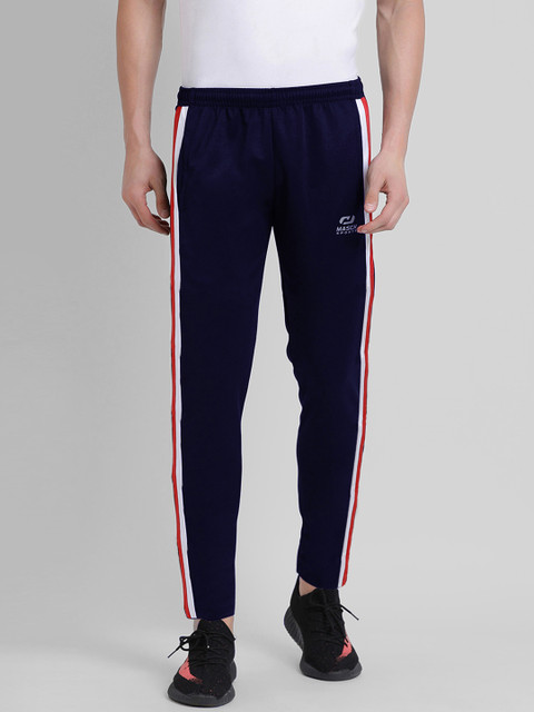 

Masch Sports Men Navy Blue Solid Track Pants