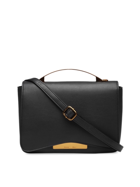 

Diana Korr Black Solid Satchel