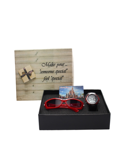 

Fantasy World Kids Watch & Sunglass Gift Set, Red