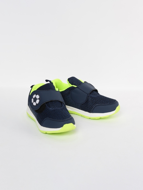 

Fame Forever by Lifestyle Boys Navy Blue & Green Slip-On Sneakers