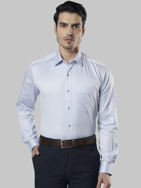 

Raymond Men Blue Regular Fit Solid Formal Shirt